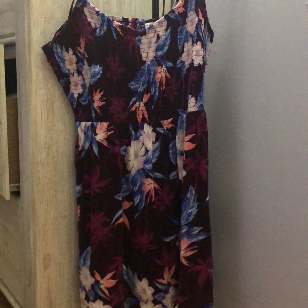 AE Purple tank Top Dress with Keyhole Back